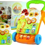 Interaktivni hojicek 2v1 z odstranljivim izobraževalnim panelom