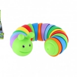 Prožna barvna gosenica za otroke