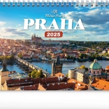 Namizni koledar Praga – Ljubim Prago 2025, 23,1 × 14,5 cm