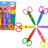 Kreativne škarje Barviti dekorativni vzorci za scrapbooking, 6 kosov