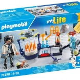 PLAYMOBIL darilni set: znanstvenik z roboti