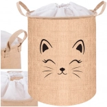 Tekstilna košara za igrače in perilo z avtom zapiranjem 35 l KRUZZEL