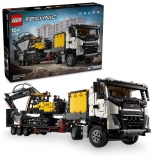 LEGO® Technic 42175 Tovornjak Volvo FMX in električni bager Volvo EC230