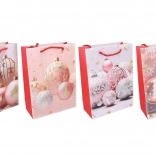 Božična darilna vrečka M 26 × 32 × 10 cm