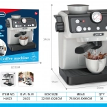 Otroški kavni aparat s svetlobnimi učinki in zvoki – siv