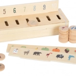 Small Foot lesena slikovna sortirna vstavljanka, 60 delov