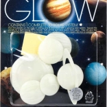 Svetleči planeti 3D 4M – set sončnega sistema za steno