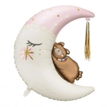 Foliasti balon medvedek na luni 71 × 86 cm