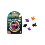 Lepljivi silikonski pajki 3 cm – komplet 12 kos