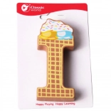 Lesena črka I Classic World