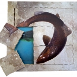 Just Jigsaws Losos in njegov življenjski cikel – lesene večplastne sestavljanke