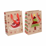 Darilna papirnata vrečka S božična 23,5 × 17,5 × 8 cm