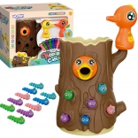 Woopie magnetna spretnostna igra ujemi črvička – 2 detla in 10 črvičkov