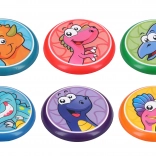 Leteči disk z motivom Dinozavra 16 cm