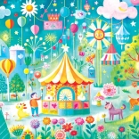 Sestavljanka YAZZ barvito mesto 1000 koščkov