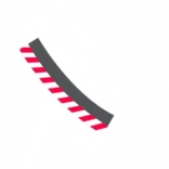 zunanje bankine za ovinek 3/30° za dirkalne steze Carrera Evolution, Digital 132 in Digital 124