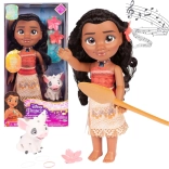 Disney pojojoča interaktivna punčka MOANA 35 cm z dodatki