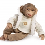 Realistična opička dojenček z mehkim telesom 32 cm