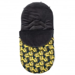 Otroška zimska vreča za voziček in avtosedež NEW BABY rumena