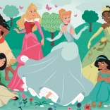 Maxi sestavljanka 104 koščkov Disney Princeske