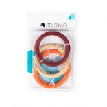 Filament PLA pro za 3D peresa in 3D tisk – set 15 m (rjava, kožna, oranžna)