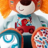 Tekstilna igrača z aktivnostmi lev Jack