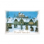 Božična želja z motivom venčka