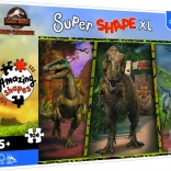 Puzzle XL Super Shape dinozavri JURASSIC WORLD 104 kosov
