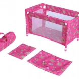Potovalna posteljica za punčke s torbo