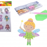 Kreativni set diamantnih nalepk – vilinski mix