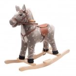 Gugalni konjiček z melodijo PlayTo, sivo pikčast