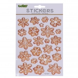 POP UP nalepke snežinke 25 × 14,5 cm božične