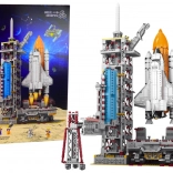 Gradbeni komplet Vesoljska postaja z raketo in sateliti