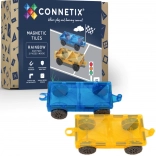 Connetix Rainbow Car Pack magnetna podvozja – 2 vozili