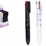 Večbarvno kemično pisalo z mačko, 4 barve, 0,5 mm