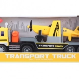 Tovornjak z letalom na baterije z lučmi in zvoki