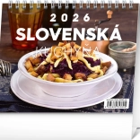 Namizni koledar Slovaška kuhinja 2026
