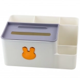 Organizator za mizo z zlatim zajčkom in škatlo za robčke