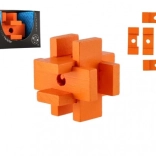 Lesena miselna uganka BrainTwister v škatlici 8 × 5 × 5 cm