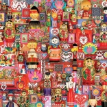 Sestavljanka Lutke 1000 Kosov od Cobble Hill