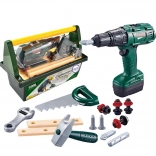 Velik komplet orodja za otroke Woopie z vrtalnikom, 15 elementov