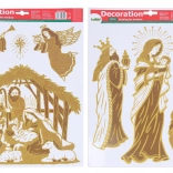 Okenska dekoracija Betlehem 41 × 29 cm Božič