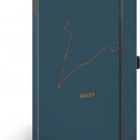 Notique črtni zvezek Ribi 13 × 21 cm