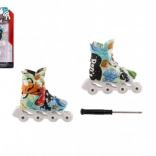 Prstne mini rolke s izvijačem - mešanica barv