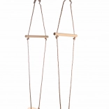 Lesena gugalnica Skateboard za otroke