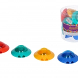 Ostrilo za dve svinčniki z zbiralnikom, okroglo