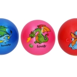 Gumijasta žoga z motivom zmaja 22 cm