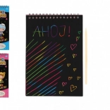 Risarski zvezek za praskanje barvni 10 listov