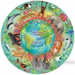 Okrogla sestavljanka Planeta B ne obstaja, 500 koščkov – GIBSONS