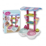 Sladoledna stojnic s pripomočki Androni